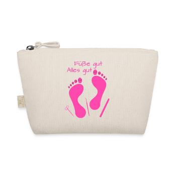 Fußpflege Pediküre Podologe Nagelstudio Geschenk - Bio-Täschchen - Natur - Vorne