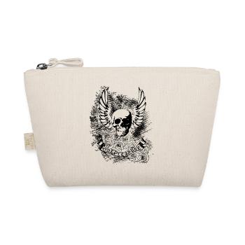 OnePleasure crâne ailes roses banner cadeau - Trousse biologique - nature - Devant