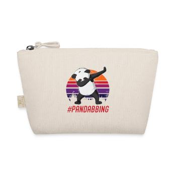 Panda Dabbing panda Pandabär Panda Baby - Bio-Täschchen - Natur - Vorne