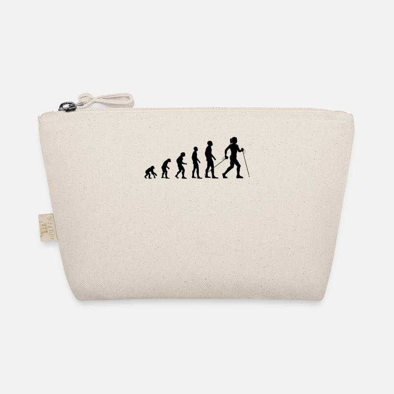 Nordic Walking Walker Evolution Gift Women Organic Pouch