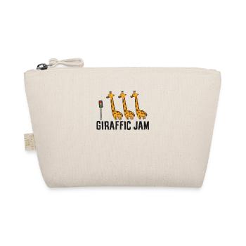 Lustige Giraffe Giraffe Wortspiel Giraffic Jam - Bio-Täschchen - Natur - Vorne