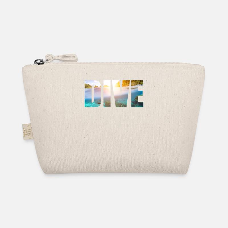 DIVE gift idea for divers diving scuba diving Organic Pouch