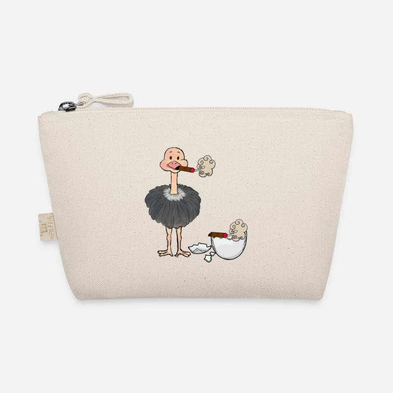 Raucher Strauß Zigarette Aschenbecher Eierschale Bio-Täschchen