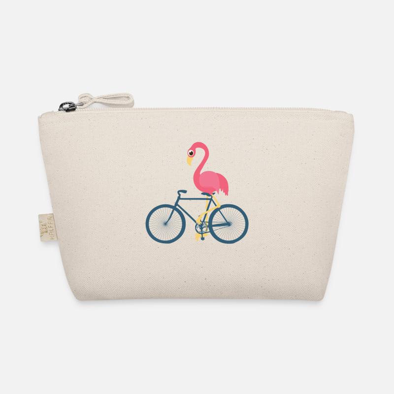 FLAMINGO FAHRRAD - Bio-Täschchen - Natur