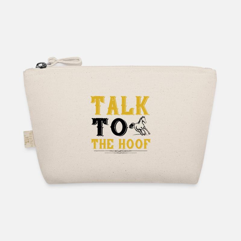 talk to the hoof - Pferde Designs - Bio-Täschchen - Natur