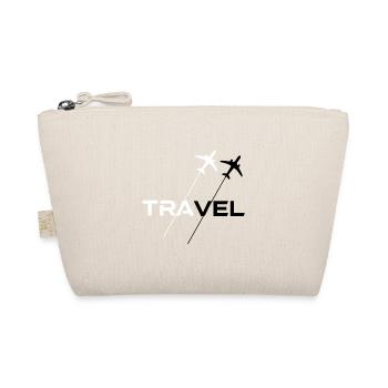 Airplane T-shirt, Shirt Gift Flying - Organic Pouch - nature - Front
