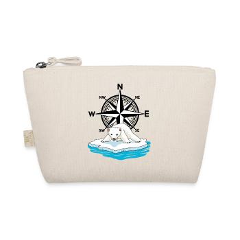 Ours polaire Rose des vents Arctique Arctique Compas Fantasy - Trousse biologique - nature - Devant