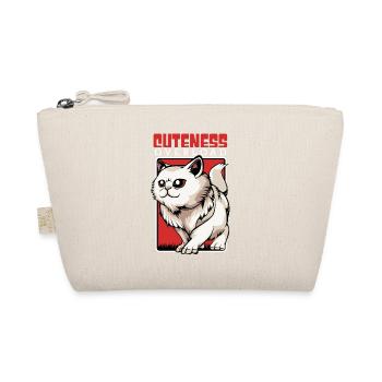 Katzen Cuteness Überfluss - Bio-Täschchen - Natur - Vorne