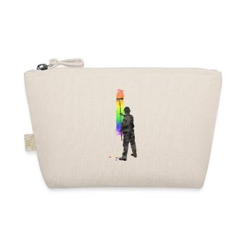 Colorful painter LGBT profession gift - Organic Pouch - nature - Front