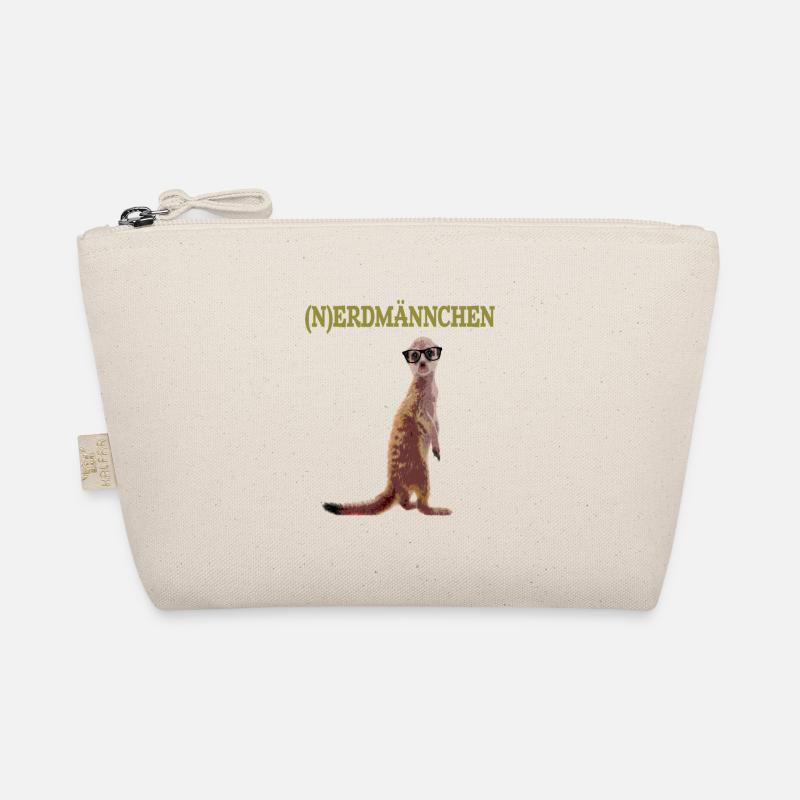 Nerdmännchen Erdmännchen lustig Tiere - Bio-Täschchen - Natur