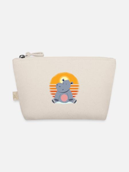 Hippopotame bébé hippopotame - Trousse biologique - nature - Devant