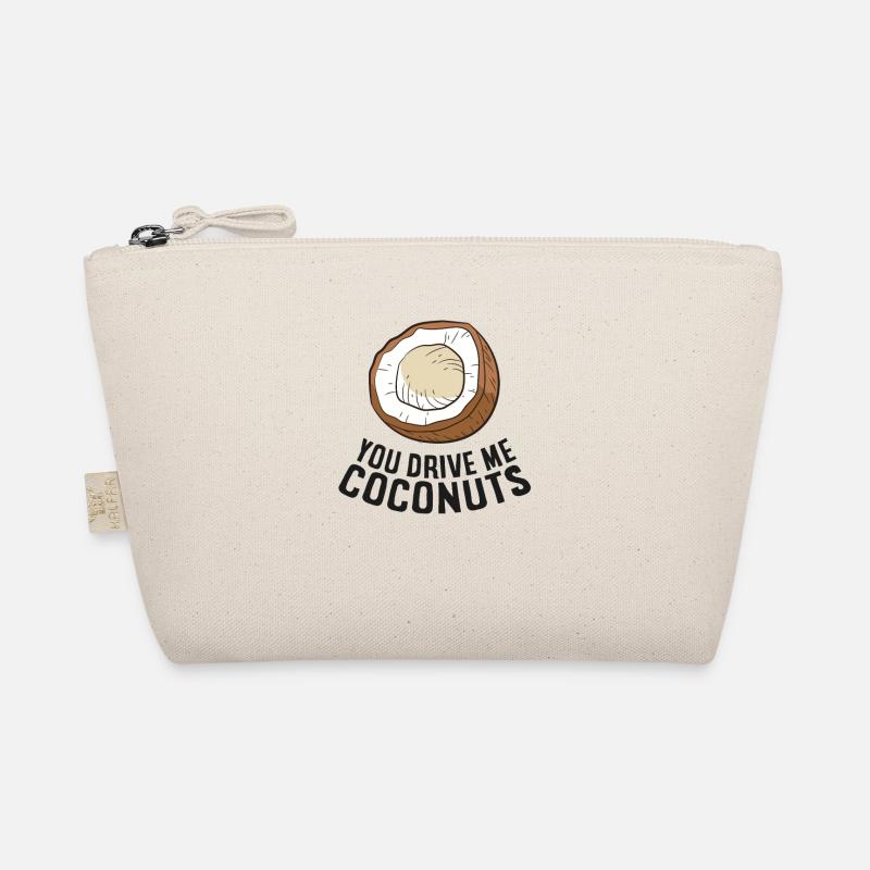 Funny Coconut You Drive Me Coconuts Organic Pouch