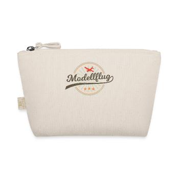 Modellflug Modellbauer Flugzeug Geschenk Retro - Bio-Täschchen - Natur - Vorne