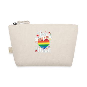 Love whoever you want - Organic Pouch - nature - Front