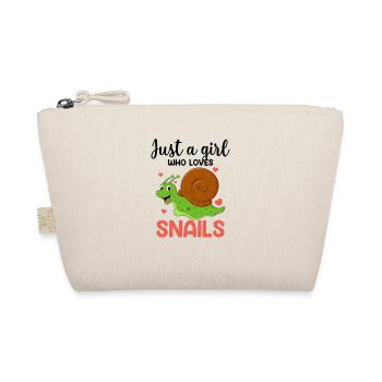 Juste une fille qui aime les escargots drôles d'escargots - Trousse biologique - nature - Devant
