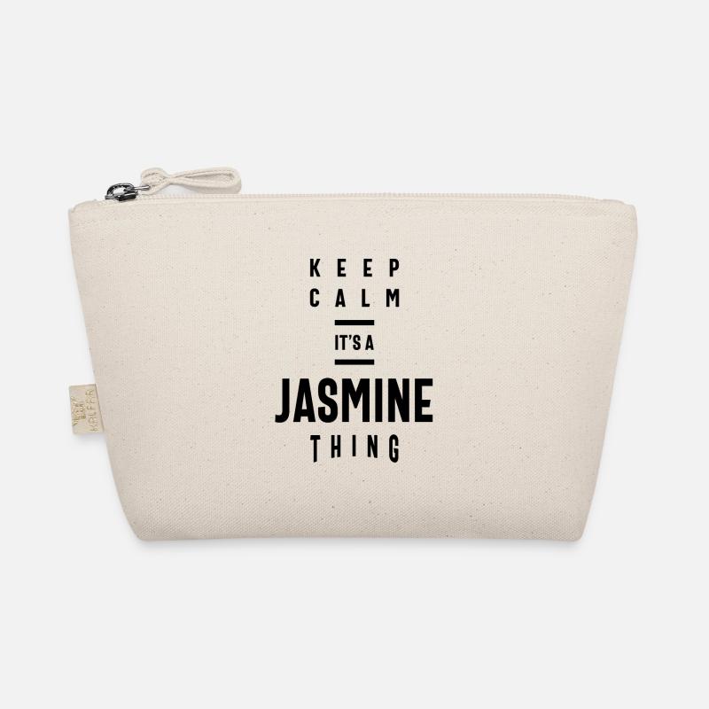 Jasmine Personalized Name Birthday Gift Organic Pouch