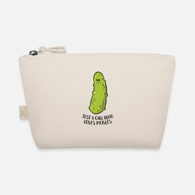 Nur ein Mädchen Das Essiggurken Liebt Bio-Täschchen