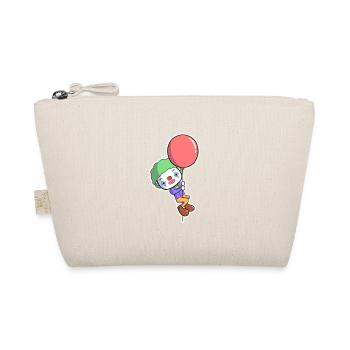Clown with balloon - Organic Pouch - nature - Front