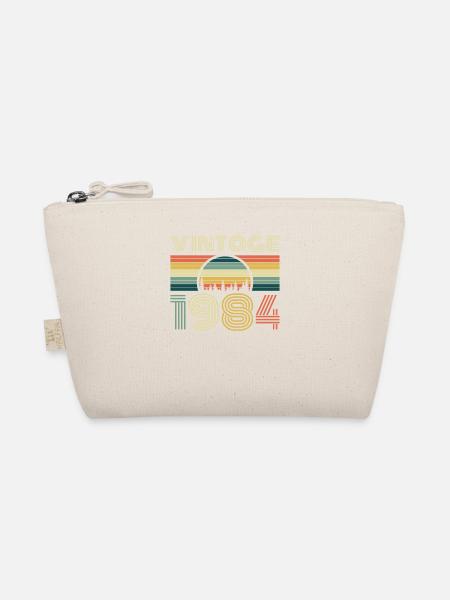 36. Geburtstag Vintage 1984 Retro Vintage Geschenk - Bio-Täschchen - Natur