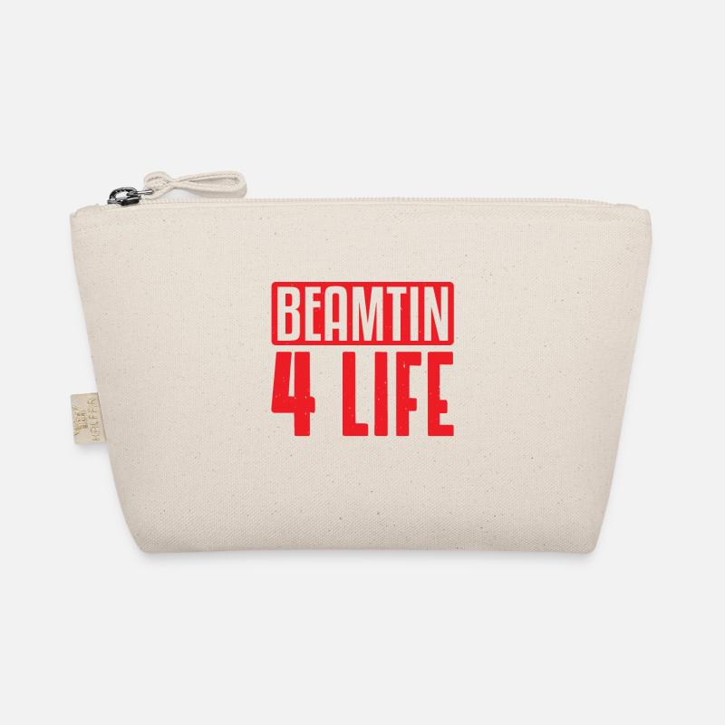 Beamin 4 Life Beamten Geschenk - Bio-Täschchen - Natur