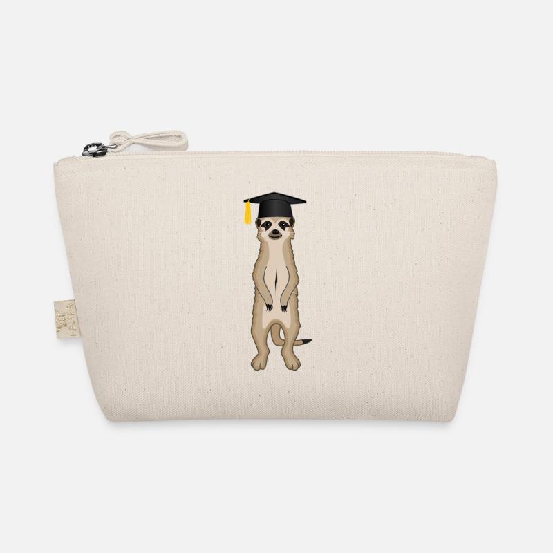 Bachelor Master Studium Abschluss Erdmännchen - Bio-Täschchen - Natur