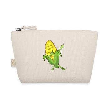 Tupfen Mais Niedlich tanzende Maisgeschenke für - Bio-Täschchen - Natur - Vorne