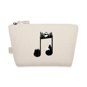 Musical notes - Organic Pouch - nature - Front