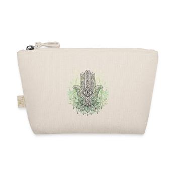 Main de la fleur de lotus Hamsa/ Yoga/ Mediation Namaste - Trousse biologique - nature - Devant
