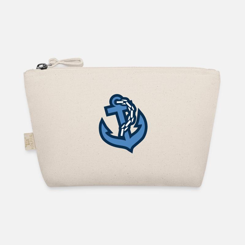 Anchor with chain Organic Pouch