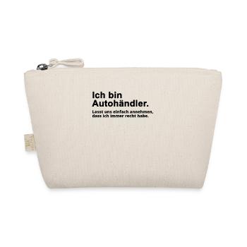 Autohändler Beruf Spruch Geschenk - Bio-Täschchen - Natur - Vorne