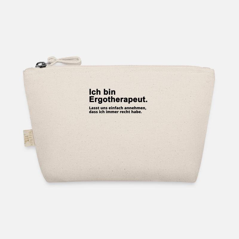 Ergotherapeut Ergotherapie Beruf Spruch Geschenk - Bio-Täschchen - Natur