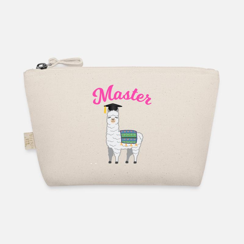 Master's degree graduation Llama Alpaca gift Organic Pouch