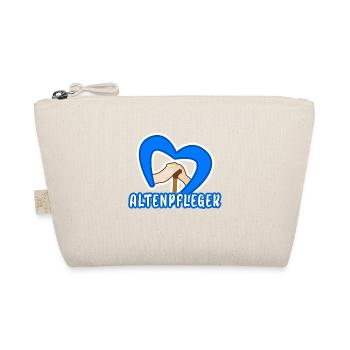 Stolzer Altenpfleger Shirt / Altenpflege Geschenk - Bio-Täschchen - Natur - Vorne