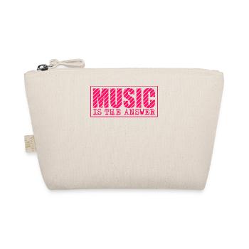 Sayings Music is the Answer Music is the answer - Organic Pouch - nature - Front
