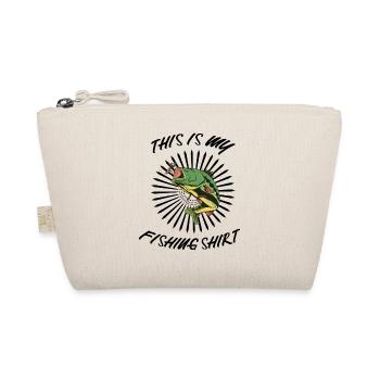 This is my fishing shirt - Organic Pouch - nature - Front