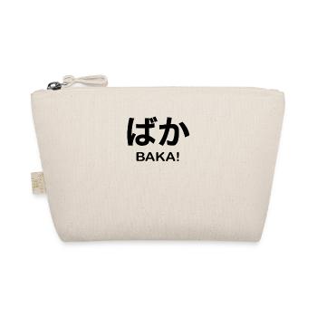 Baka Funny Anime Sayings Japan - Organic Pouch - nature - Front