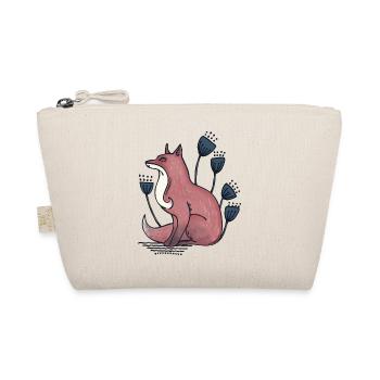 Fox with flowers - Organic Pouch - nature - Front