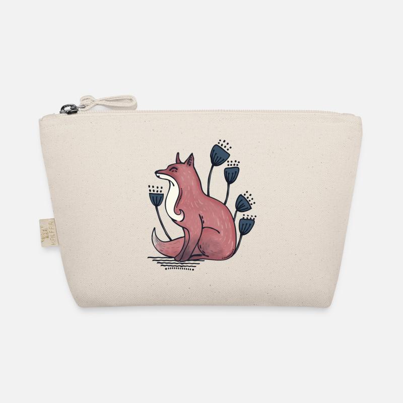 Renard avec des fleurs Trousse biologique