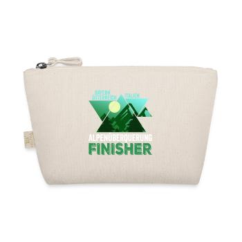 Alpenüberquerung Tshirt Finisher I Alpenbezwinger - Bio-Täschchen - Natur - Vorne