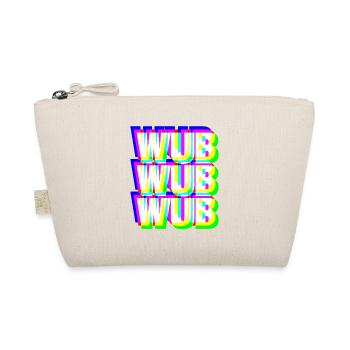 WUB WUB Dubstep Techno Rave Headbanger DJ Geschenk - Bio-Täschchen - Natur - Vorne