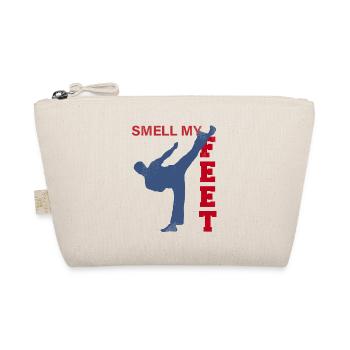 Karate, karate kyokushin, karate kick - Organic Pouch - nature - Front