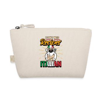 Funny Italian chef chef saying gift - Organic Pouch - nature - Front