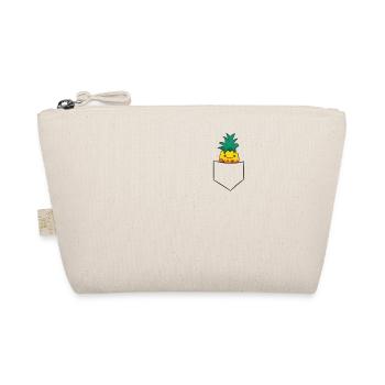 Ananas In Tasche Süße Taschen Ananas - Bio-Täschchen - Natur - Vorne