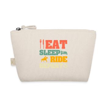 Mangez Sleep Ride Repeat Riding Horse Horses Rider - Trousse biologique - nature - Devant