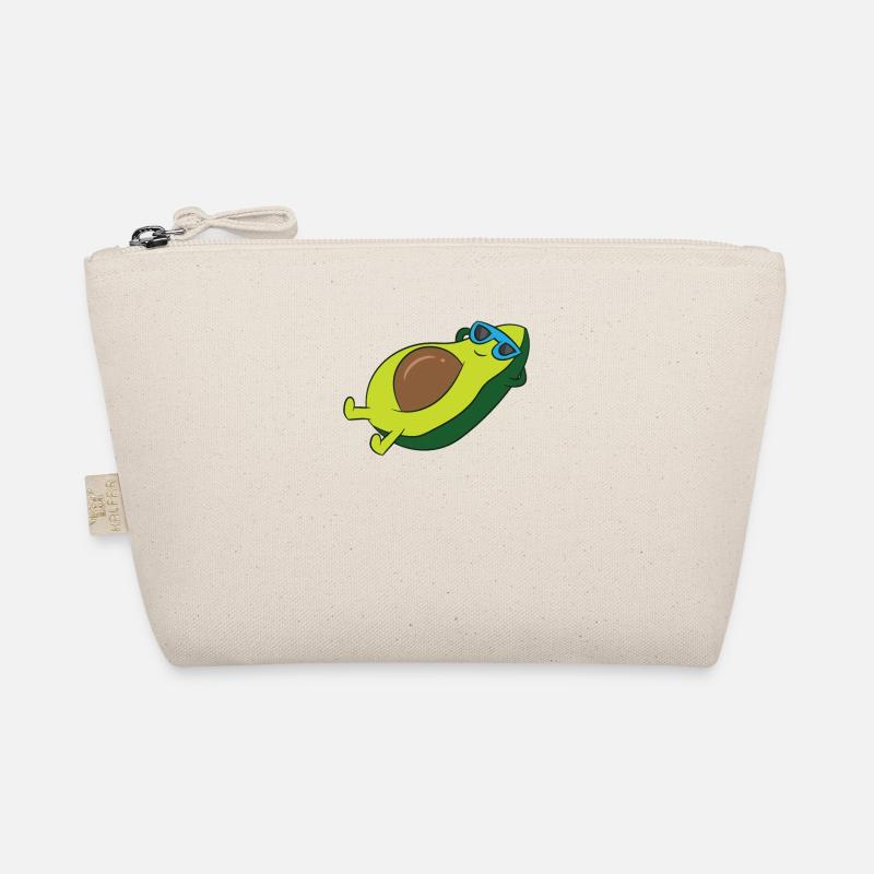 Avocado Mit Sonnenbrillen Gemüse Avocado - Bio-Täschchen - Natur