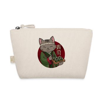 Katze Sushi Kawaii - Bio-Täschchen - Natur - Vorne