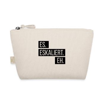 ES ESKALIERT EH ESKALATION PARTY SAUFEN TRINKEN - Bio-Täschchen - Natur - Vorne