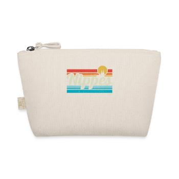 Nippes Veedel Köln Viertel Retro Vintage Surfer - Bio-Täschchen - Natur - Vorne