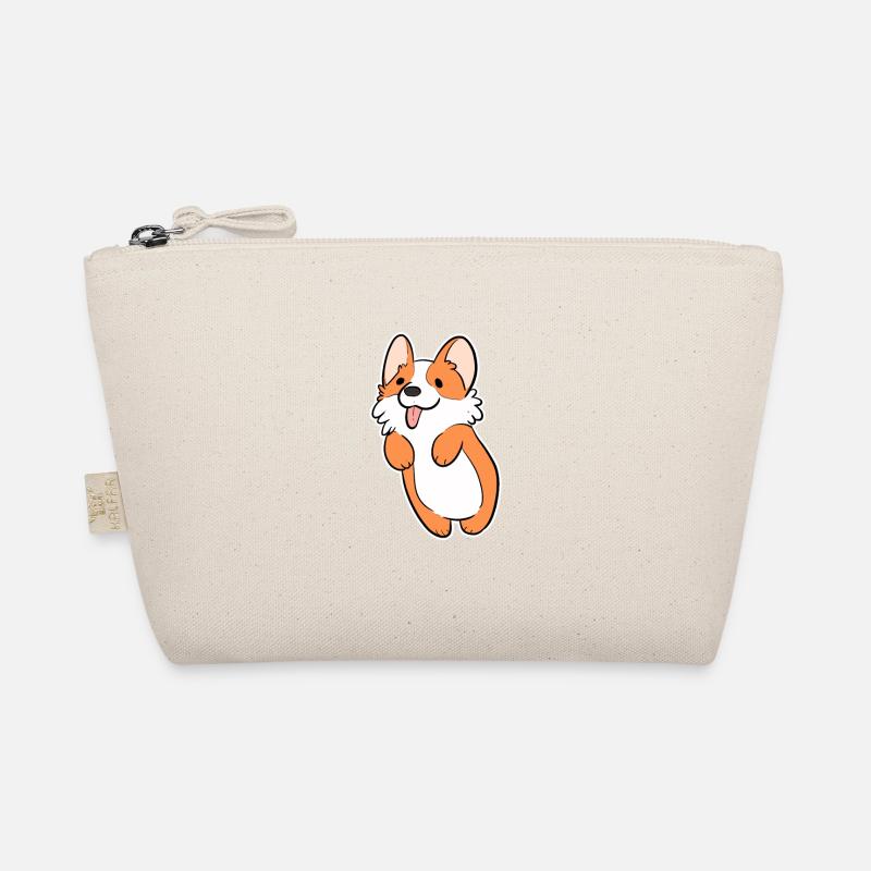 Corgi Jump dog lover gift Organic Pouch