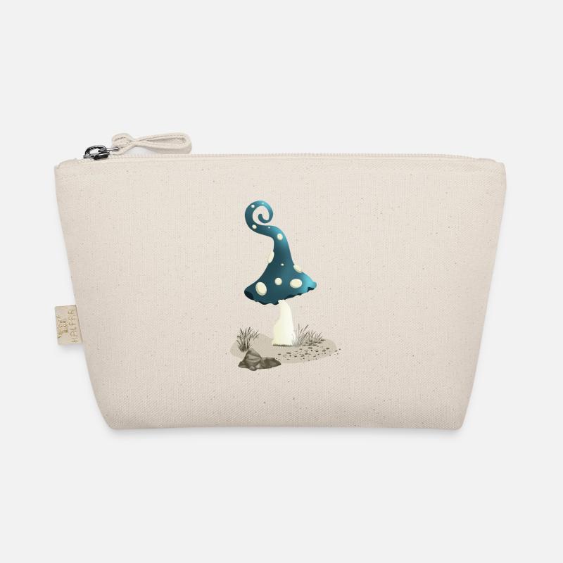 Magic mushroom with pixie cap - Organic Pouch - nature